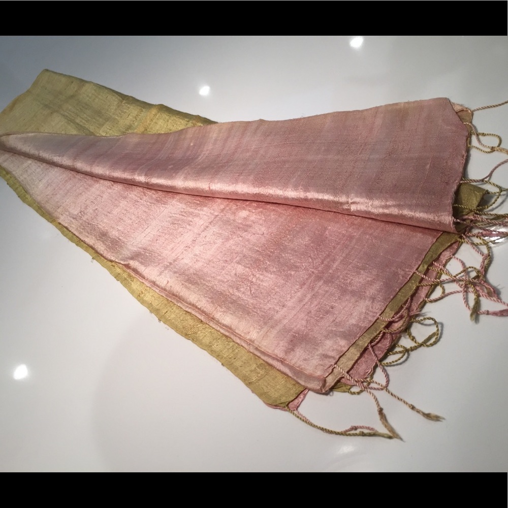 Raw silk scarf from Thailand